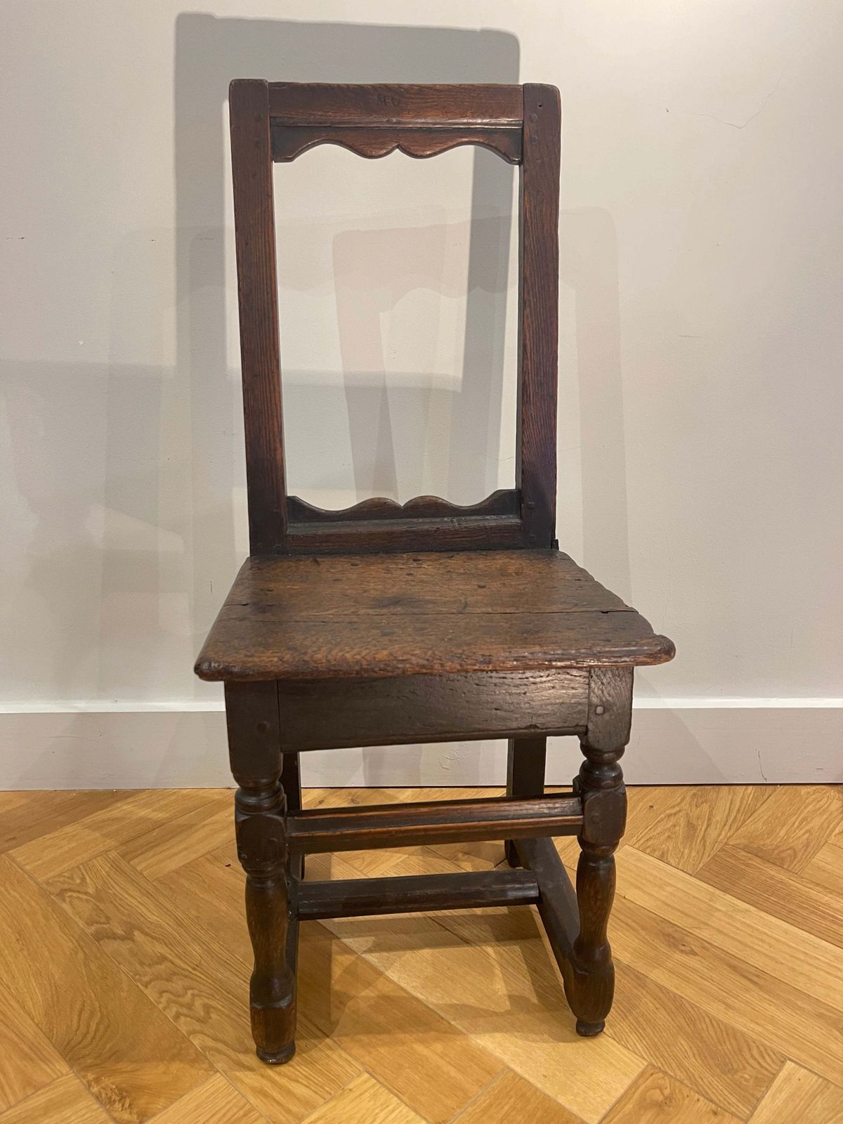Rare 17th Century Oak Nuns Bench Seat Chair Circa 1600 photo Furniture