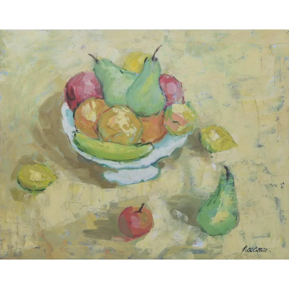Peter Collins Arca (1923 2001) Still Life Of A Fruit Bowl (C. 1960s)