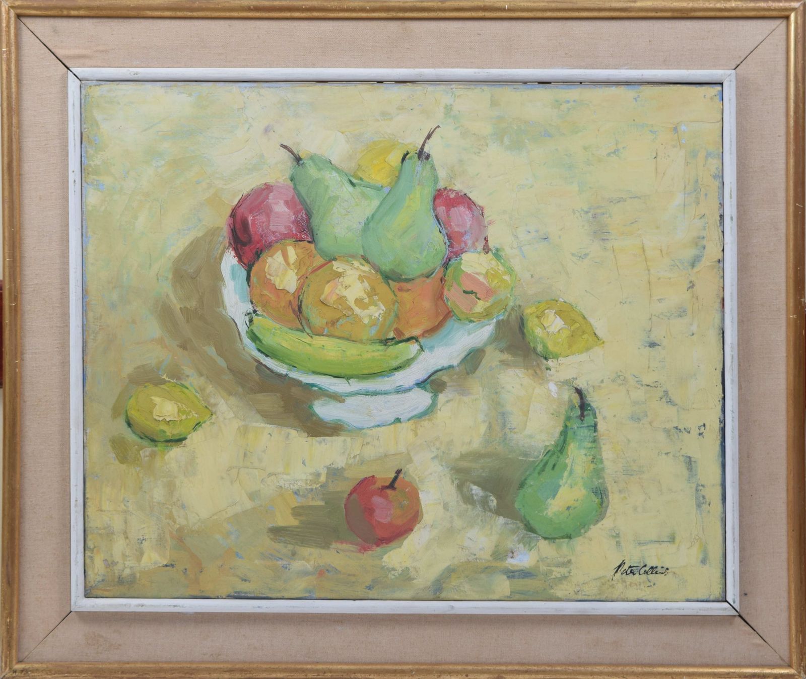 Peter Collins Arca (1923 2001) Still Life Of A Fruit Bowl (C. 1960s) photo 1150.0