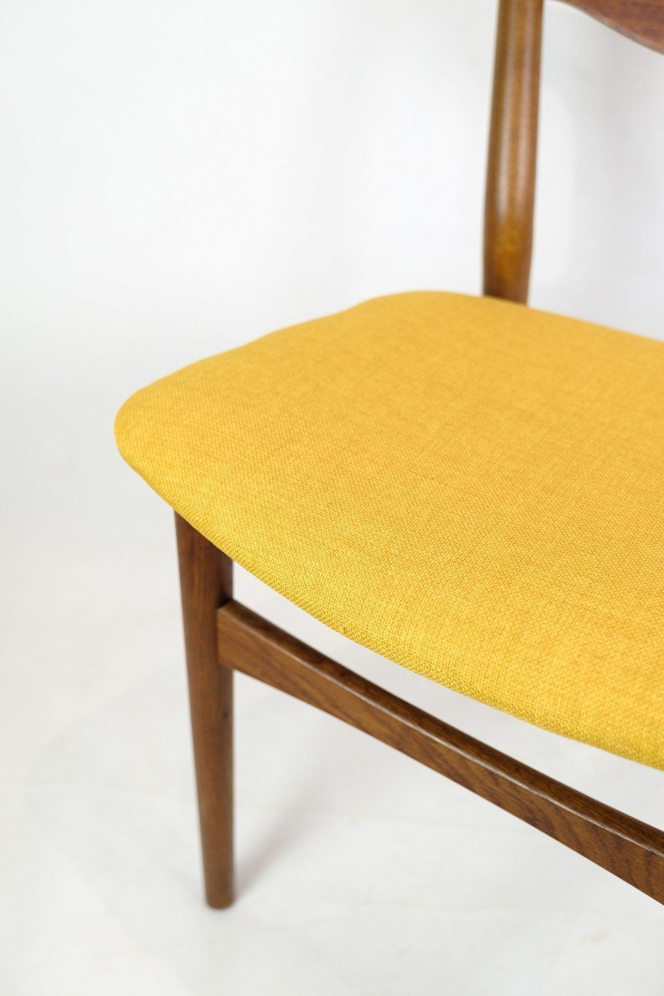 Set Of 4 Dining Room Chairs In Teak With Fabric Cover From 1960s photo 2290.0