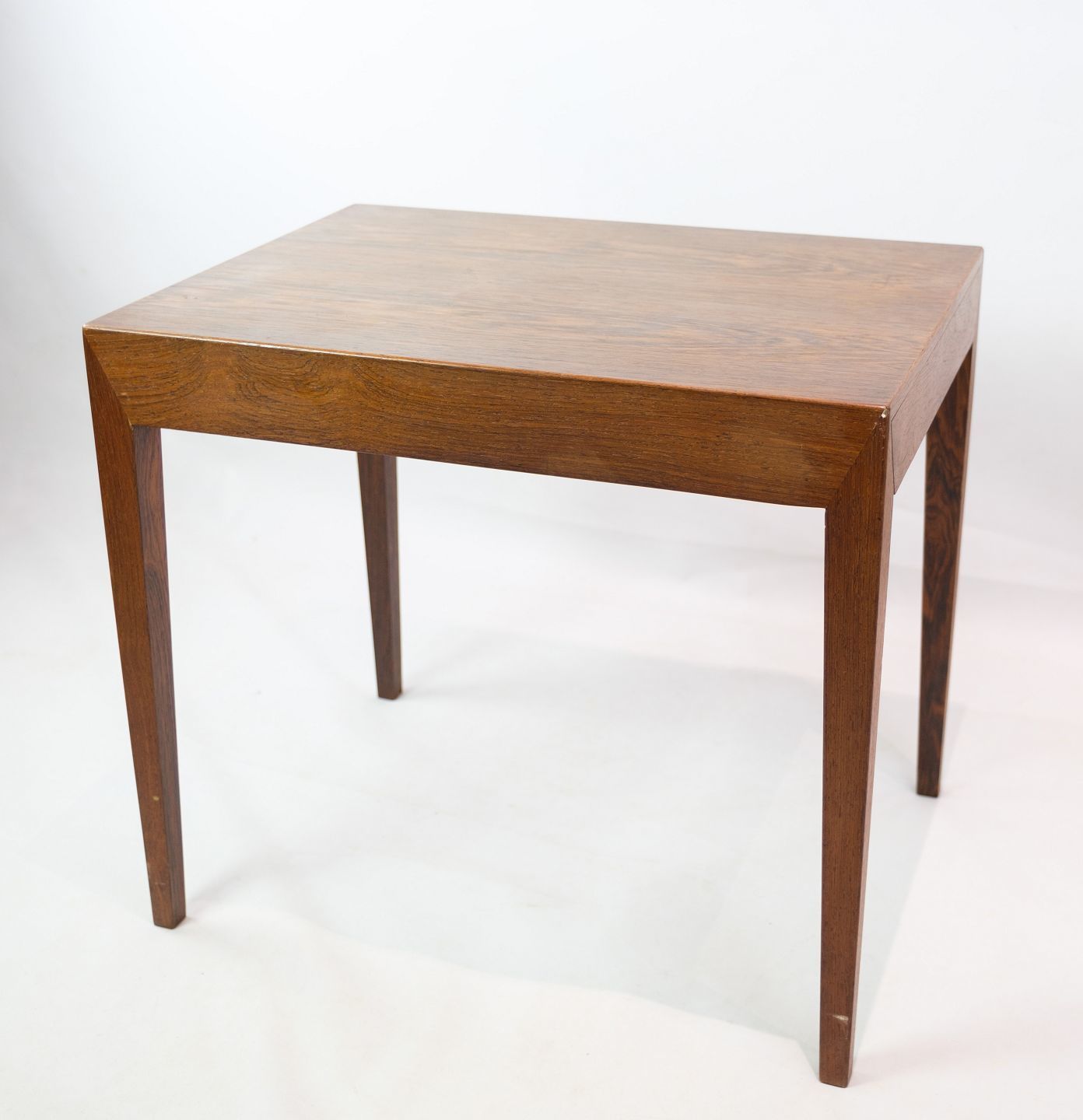 Side Table In Rosewood By Haslev Furniture Factory From 1960s
