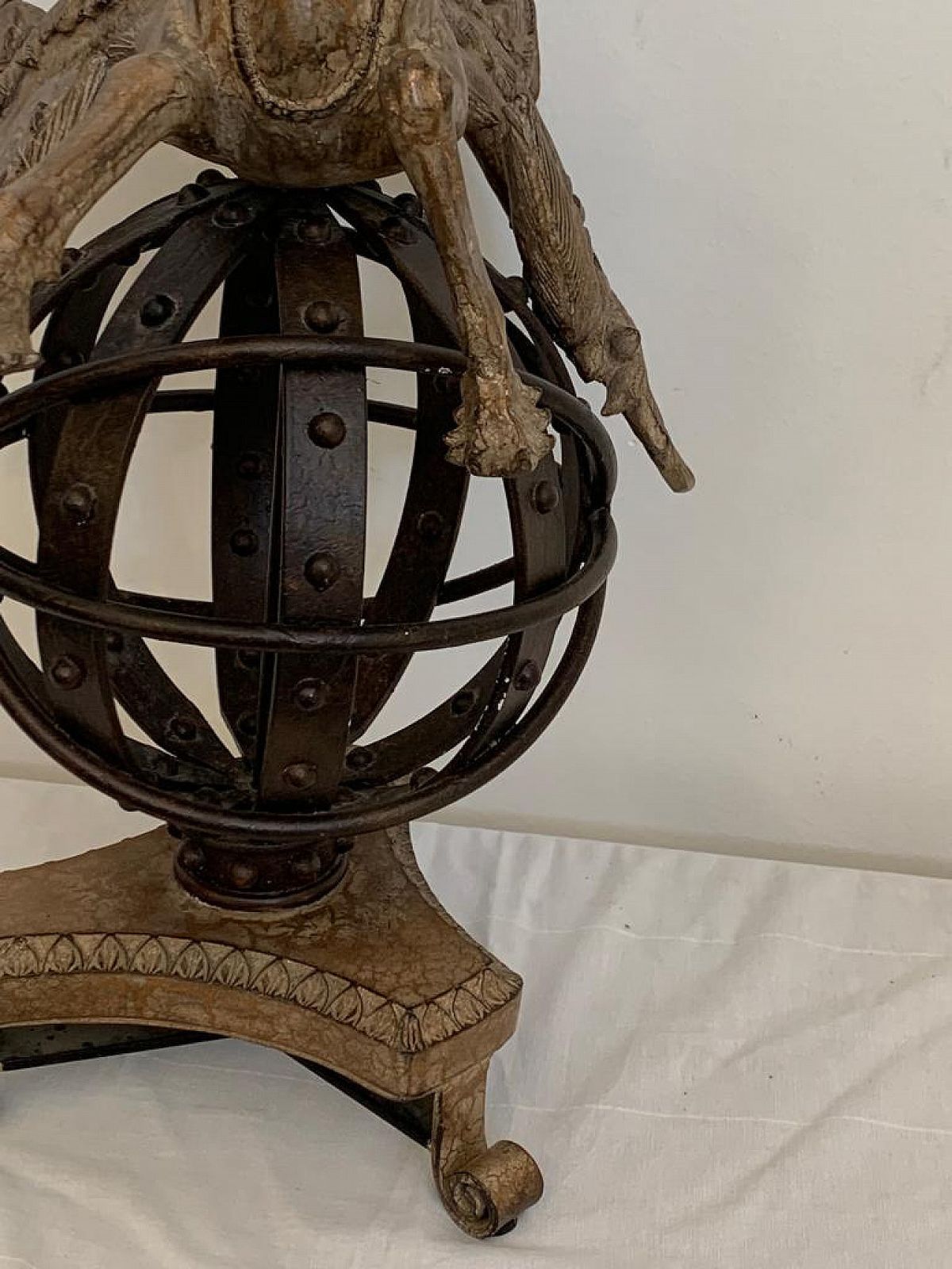 Sculpture Of Pegasus On Astrolabe By Lam Lee Group Dallas 1990 photo 669.76