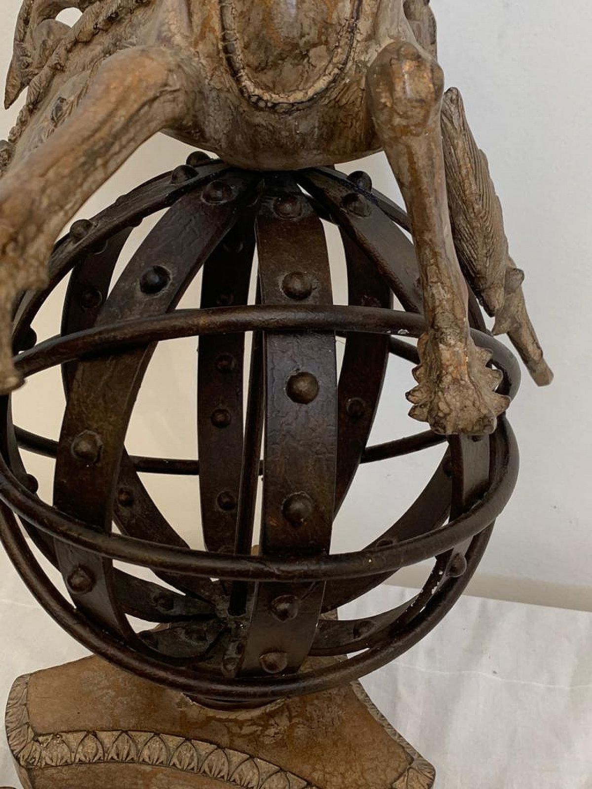 photo furniture Sculpture Of Pegasus On Astrolabe By Lam Lee Group Dallas 1990