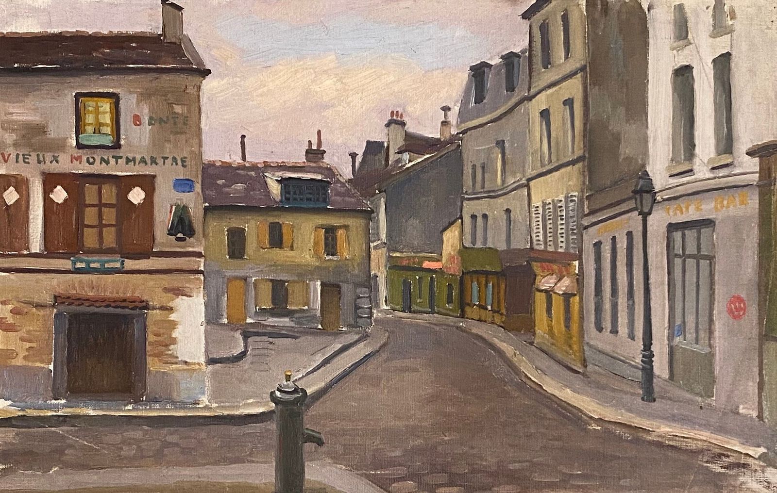 20th Century Swedish School 'La Place Du Tertre, Montmartre' photo furniture