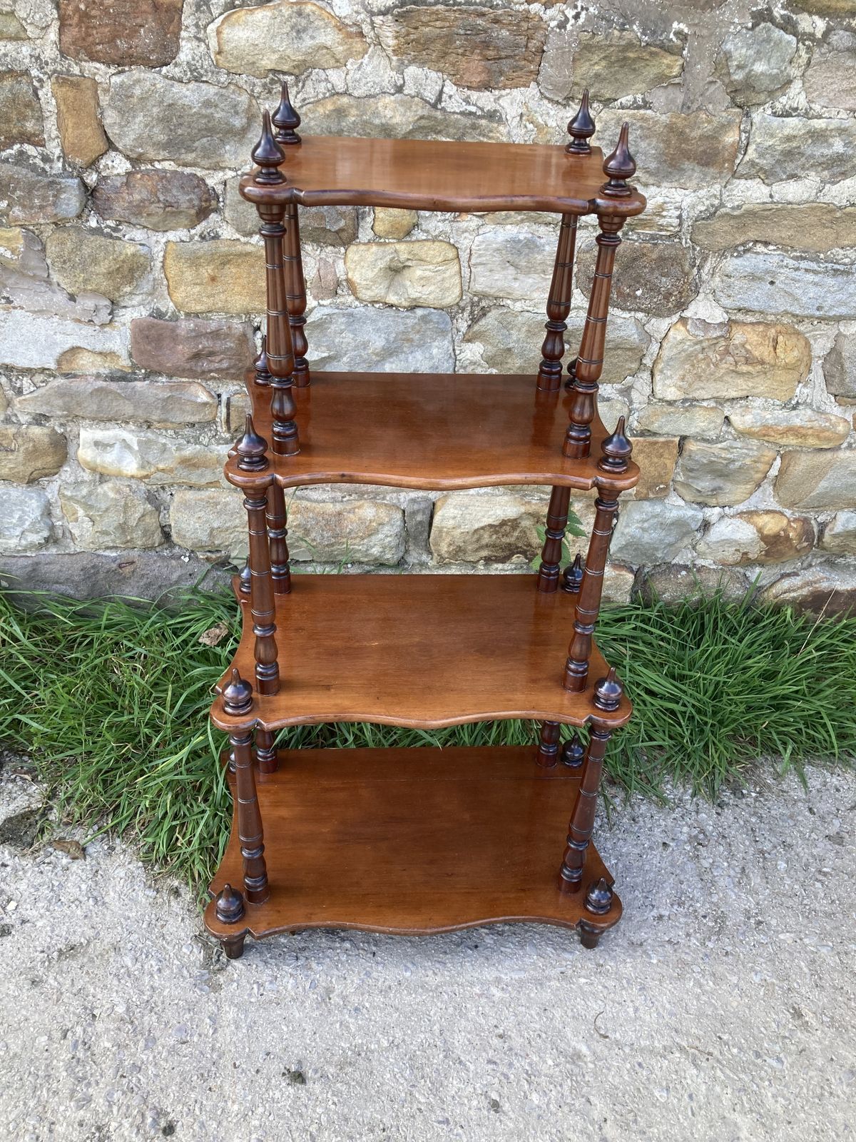 Victorian Walnut Wot Not photo vinterior