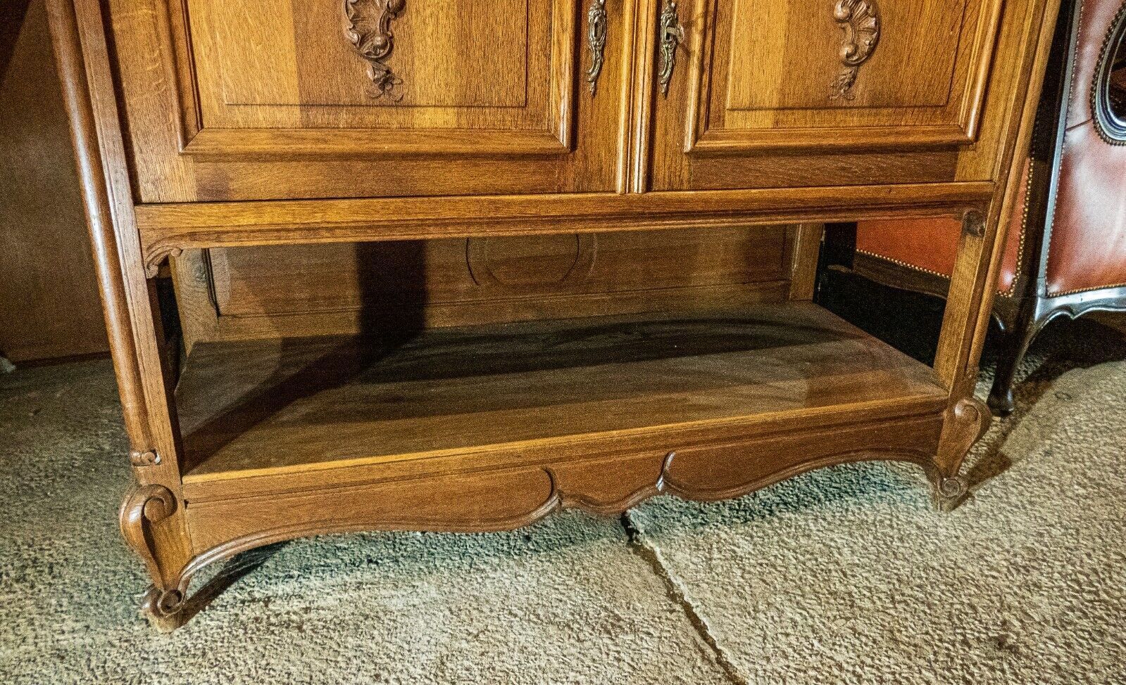 19th Century French Oak And Marble Topped Dressing Table/Washstand photo vinterior