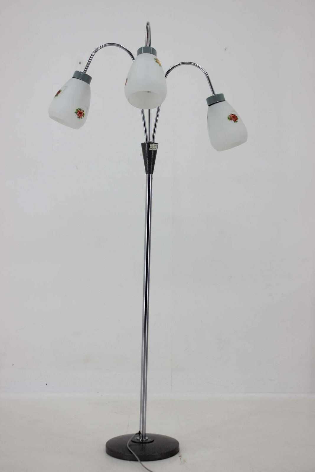 1960s Floor Lamp With Glass Shades ,Czechoslovakia photo furniture