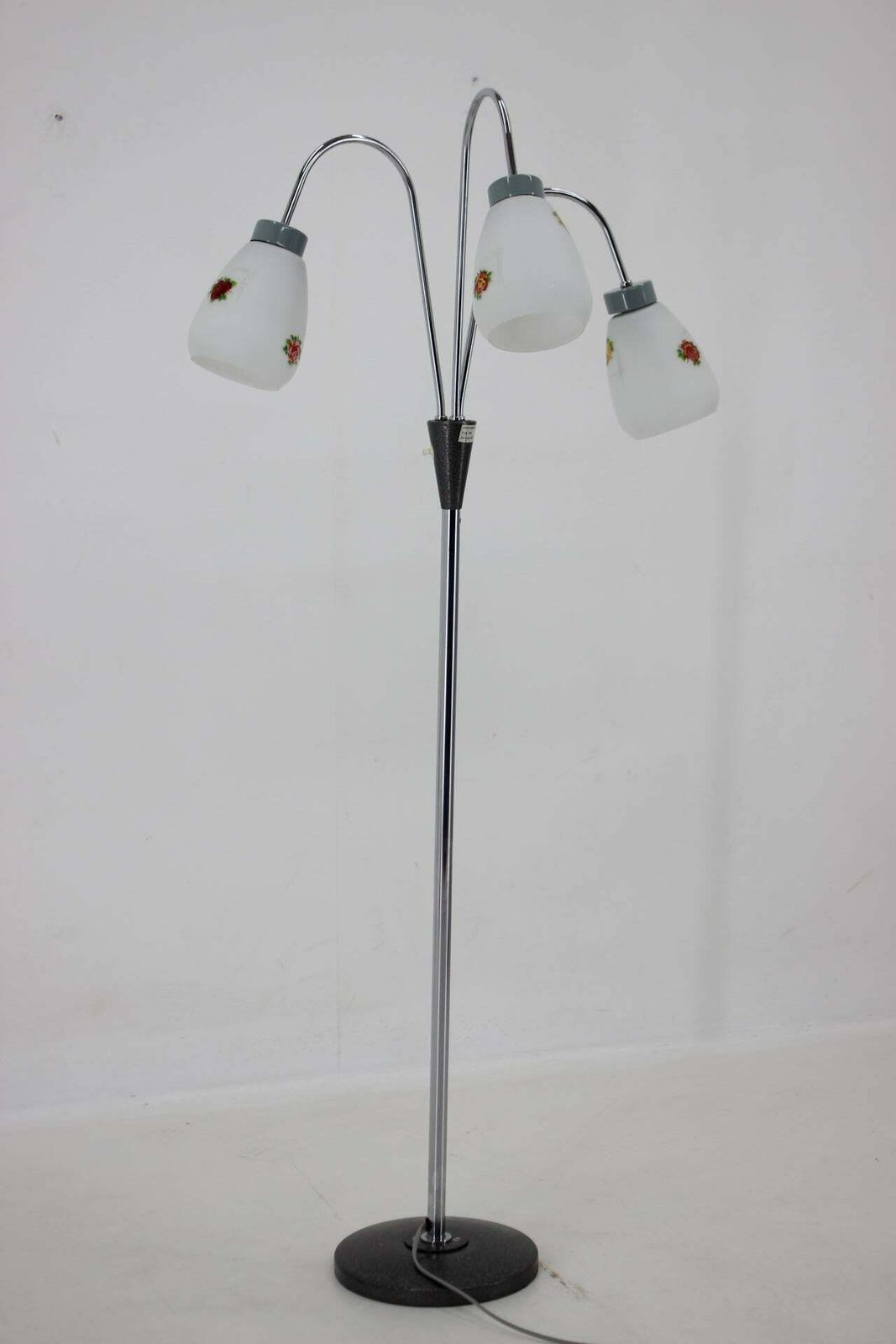 1960s Floor Lamp With Glass Shades ,Czechoslovakia photo for sale