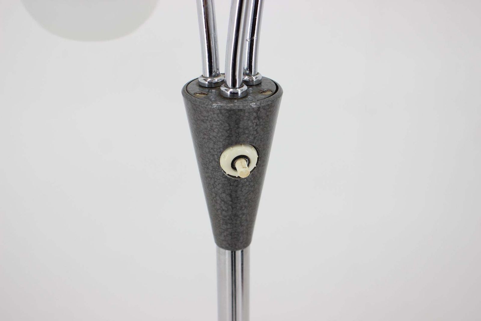 photo furniture 1960s Floor Lamp With Glass Shades ,Czechoslovakia