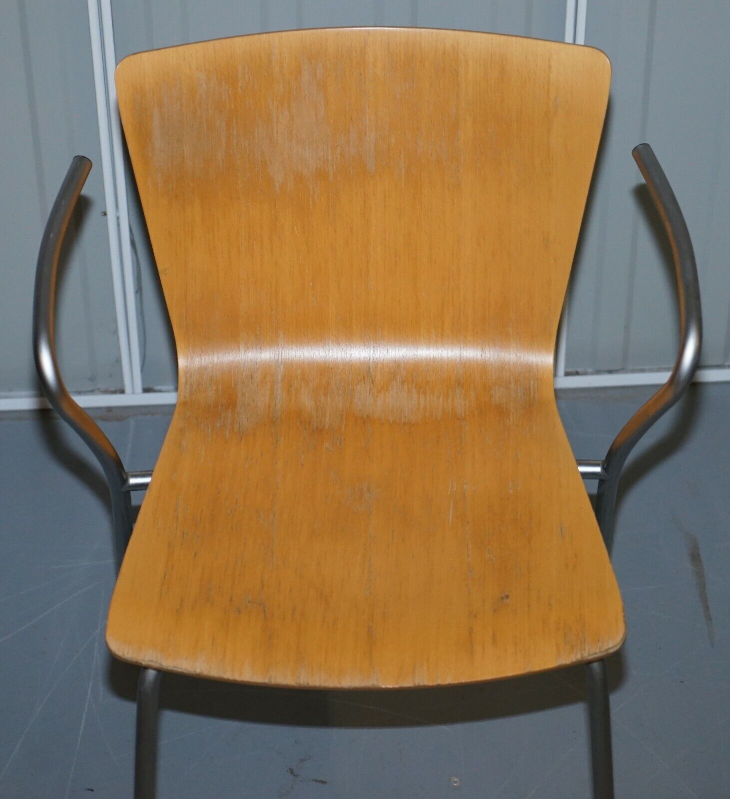 photo for sale Six Vintage Fritz Hansen Vico Magistretti Duo Bentwood Stacking Armchairs 6 4 2