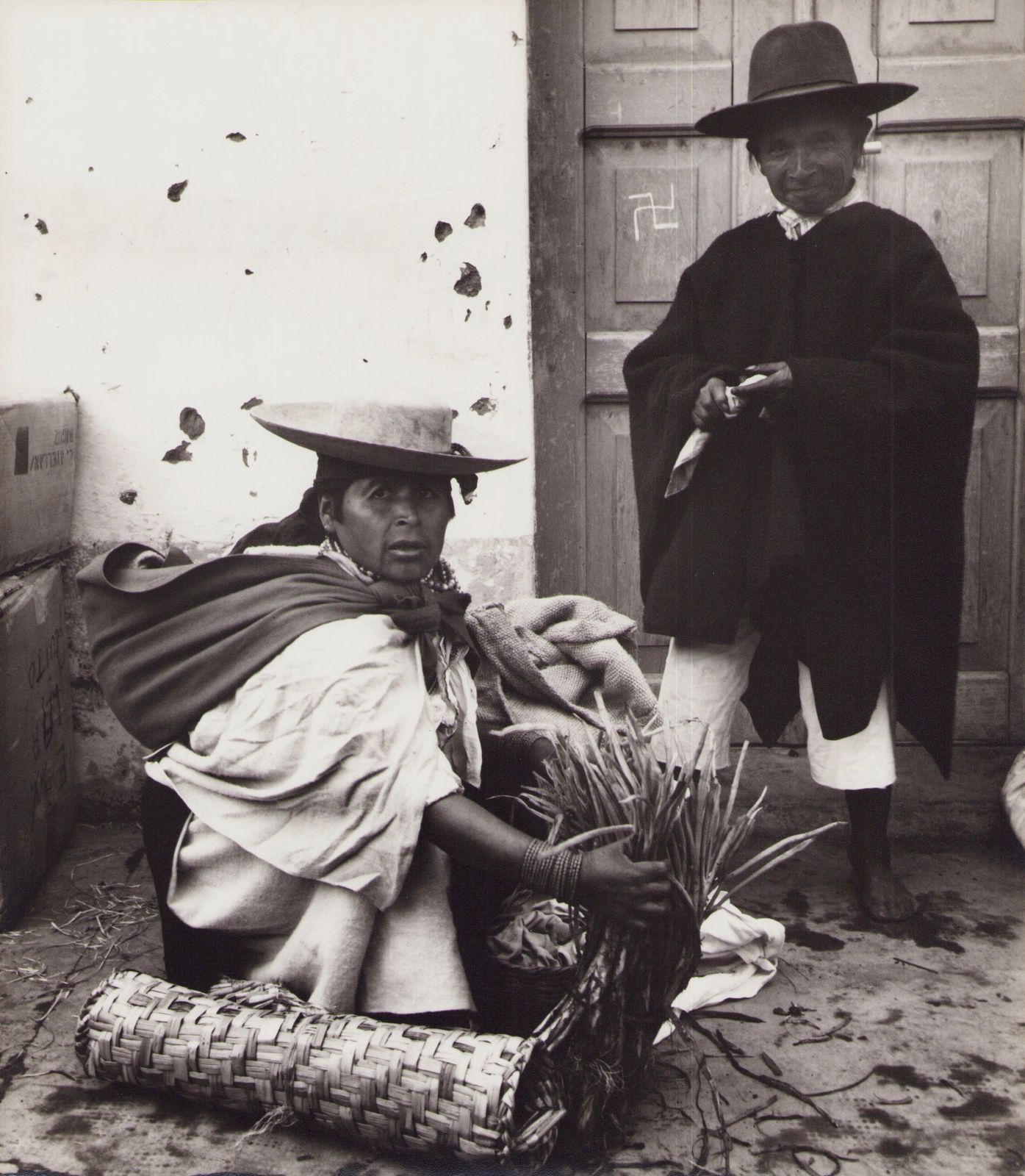 Hanna Seidel Ecuador, Seller, Market, Black And White Photography, 1960s