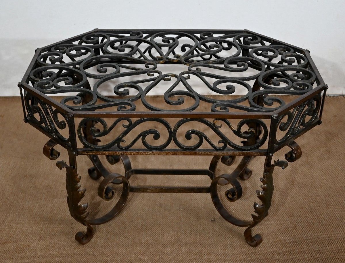 Wrought Iron Coffee Table – 1930 photo 1854.0