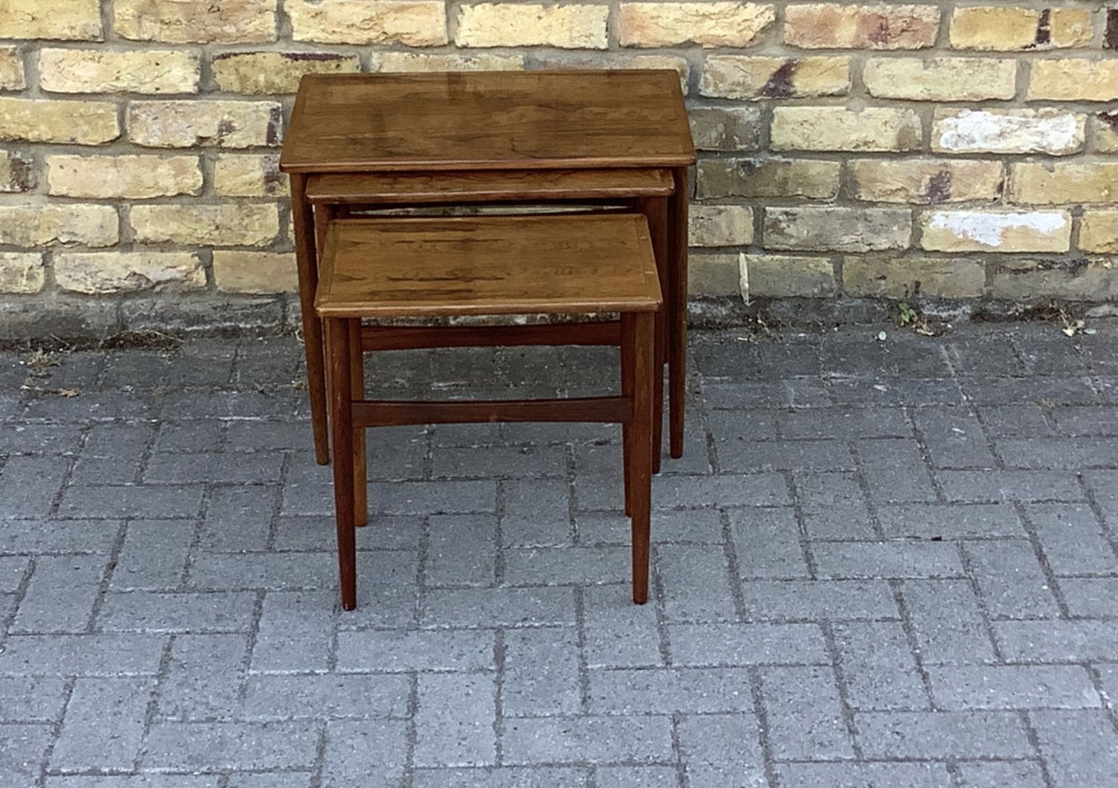 1960’s Br Glested Rosewood Nest Of Tables