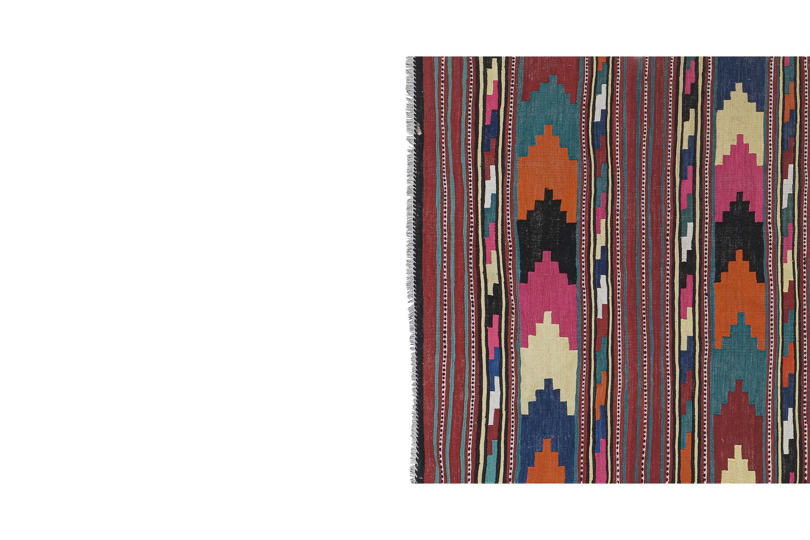 Vintage Turkish Handmade Kilim Rug 5'1'' X 11'11'' photo furniture