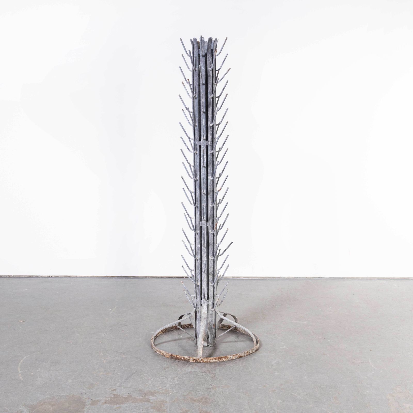 1940’s Original Large French Bottle Drying Rack (Model 1400.17)