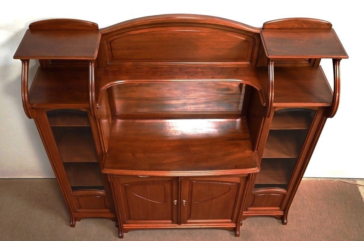 Important Vitrine Buffet, Attributed To Maison E. Diot, Art Nouveau – 1900 photo 7809.46