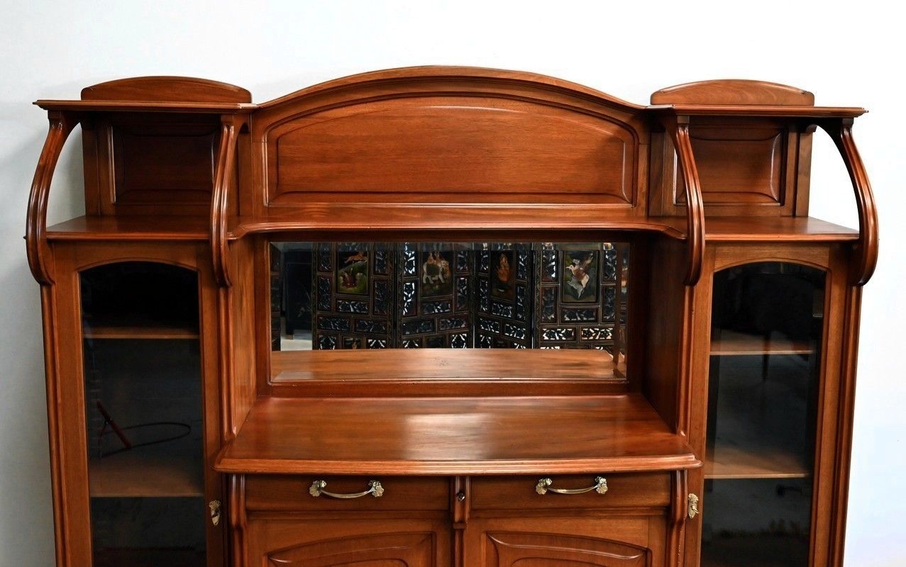 photo vinterior Important Vitrine Buffet, Attributed To Maison E. Diot, Art Nouveau – 1900