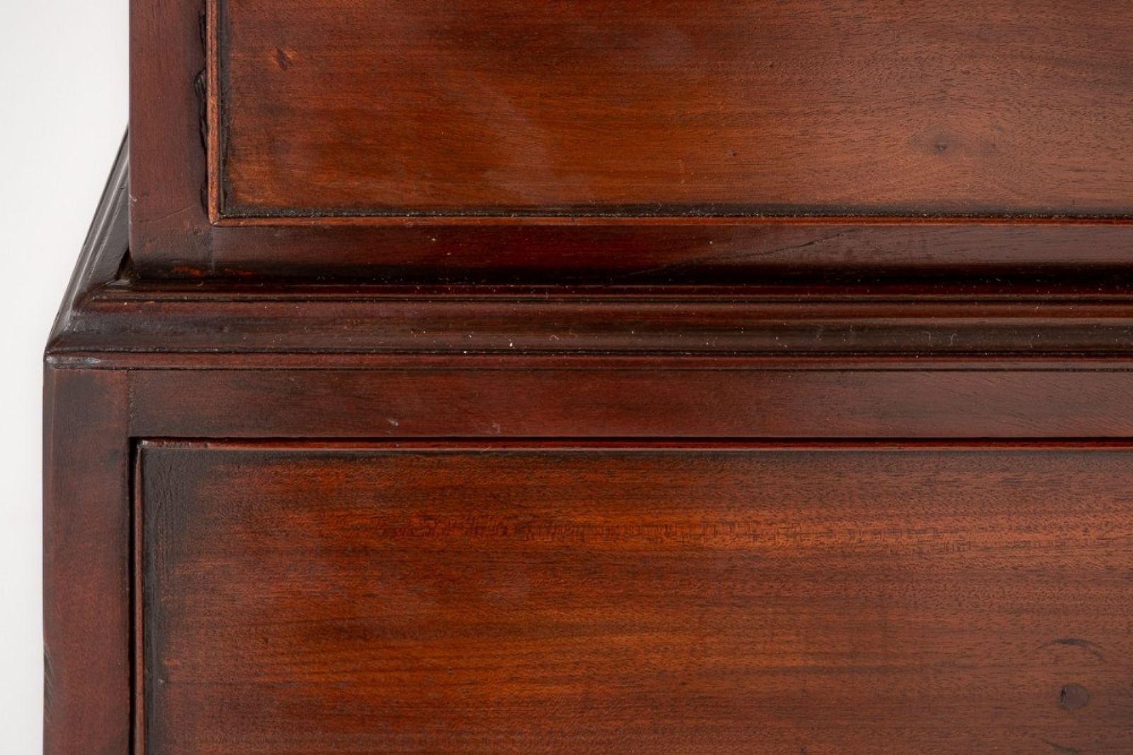 Georgian Chest On Chest Mahogany Period Furniture photo vintage