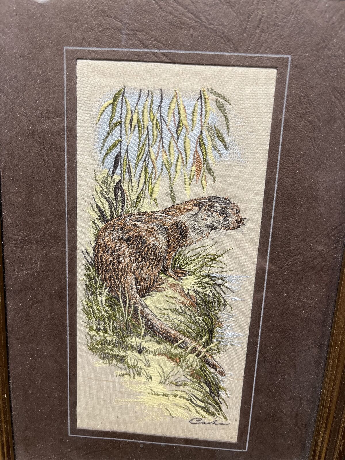 Pair Of Silk Pictures Of Animals We Ship Worldwide photo furniture