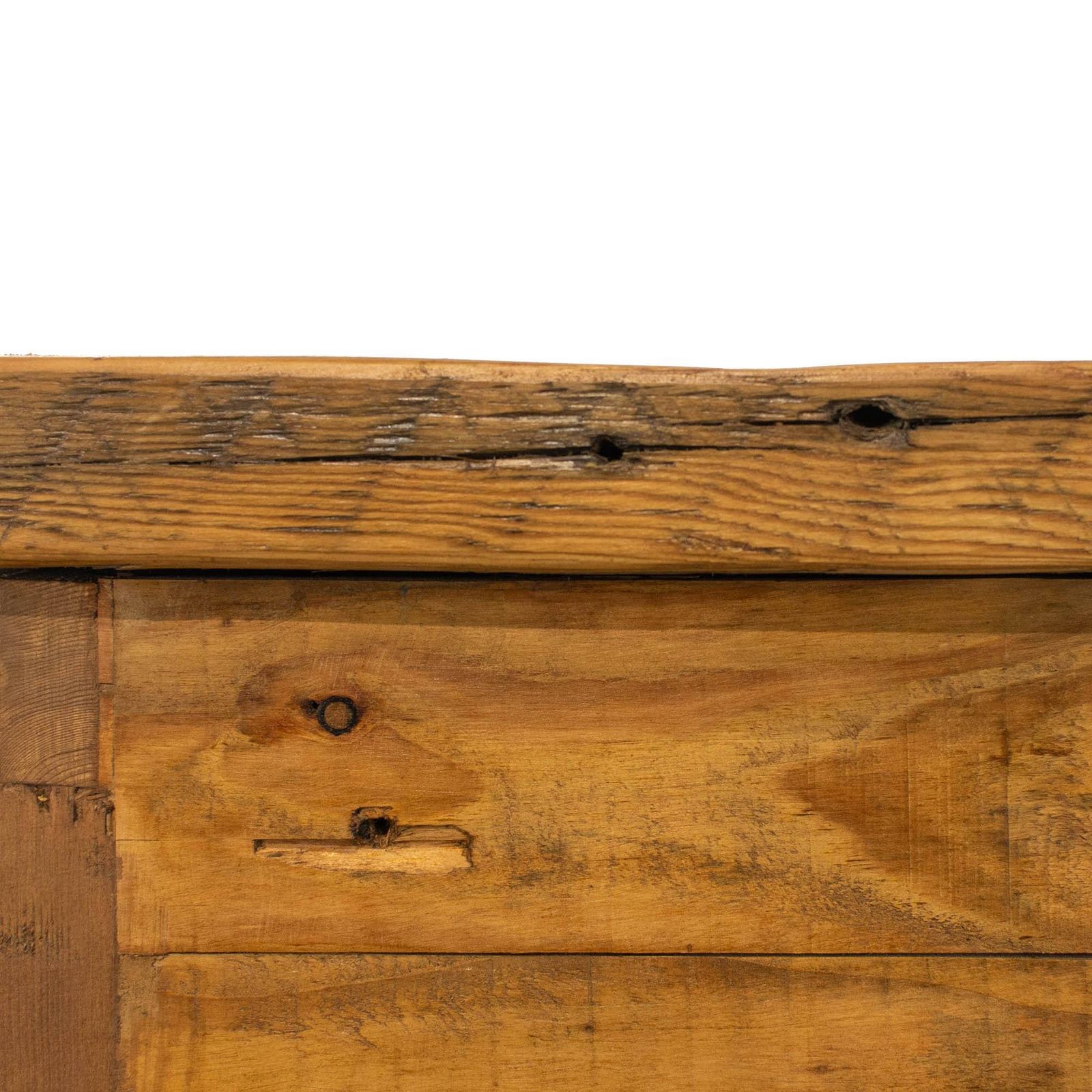 Rustic Wooden Two Drawer Sideboard photo buy