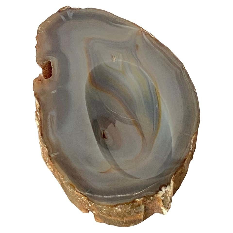 Twisted Ceramic Ashtray, White Color, France, 1960