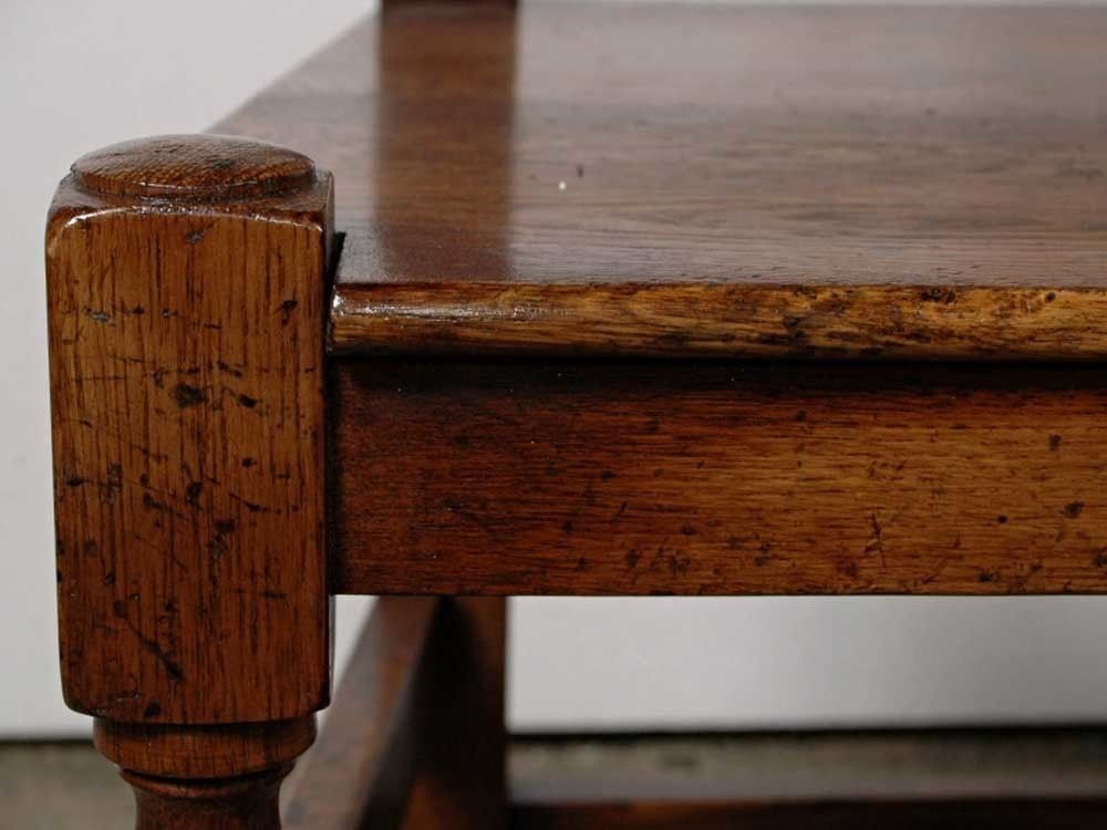 photo furniture Set 8 English Elizabethan Tudor Oak Dining Chairs Chair