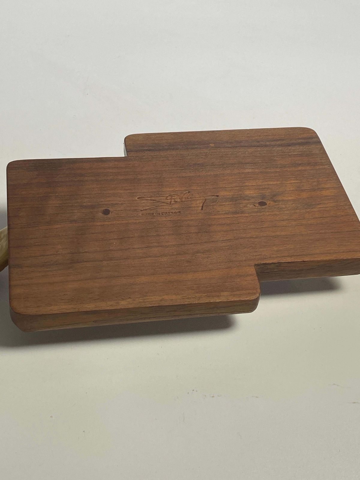 Wooden Coasters, Or Wine Bottles, Made In France In The 1940s, Art Deco Period photo Home Decor