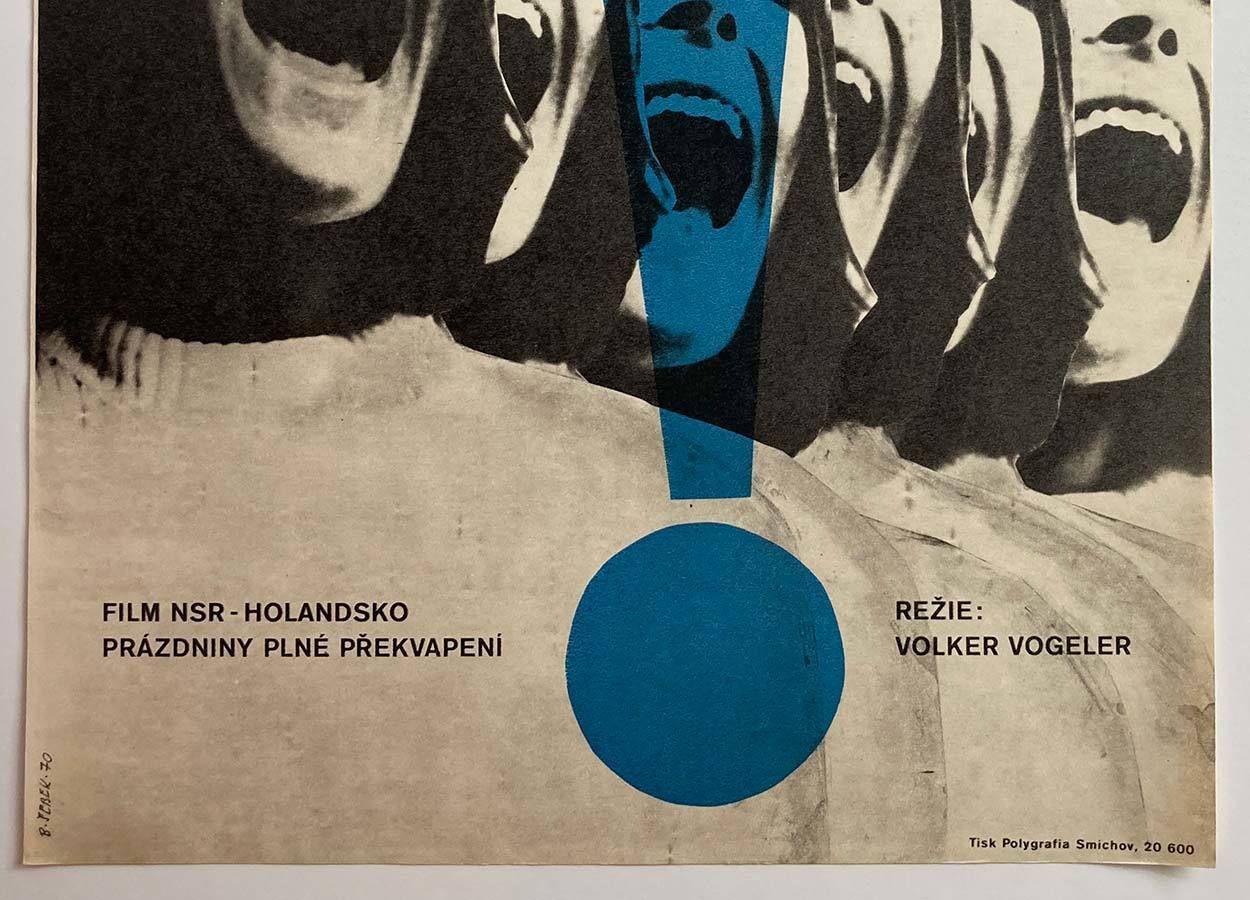 Movie Poster, The Boy Is Missing In The House, Břetislav šebek, 1970 photo furniture