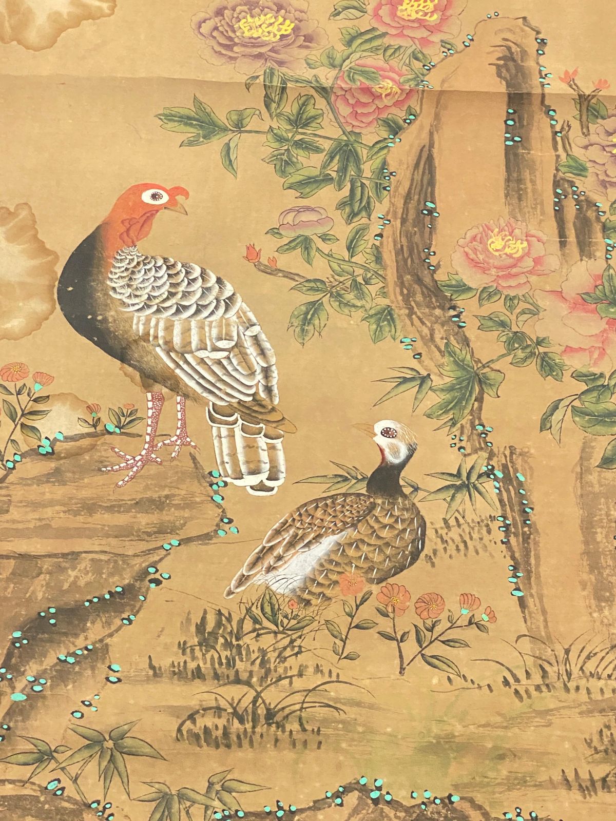 Chinese Painting On Scroll Paper  China 19th Century  Birds And Nature Decor photo 269.0