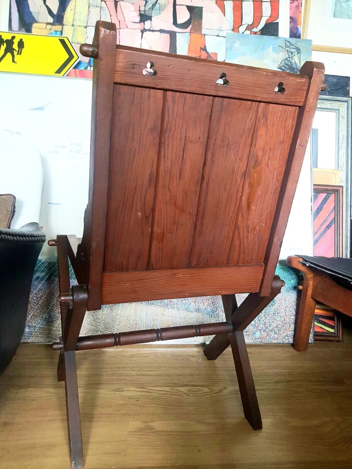 Gothic Arts Crafts Pugin Style Antique X Frame Chair Two Available photo Furniture