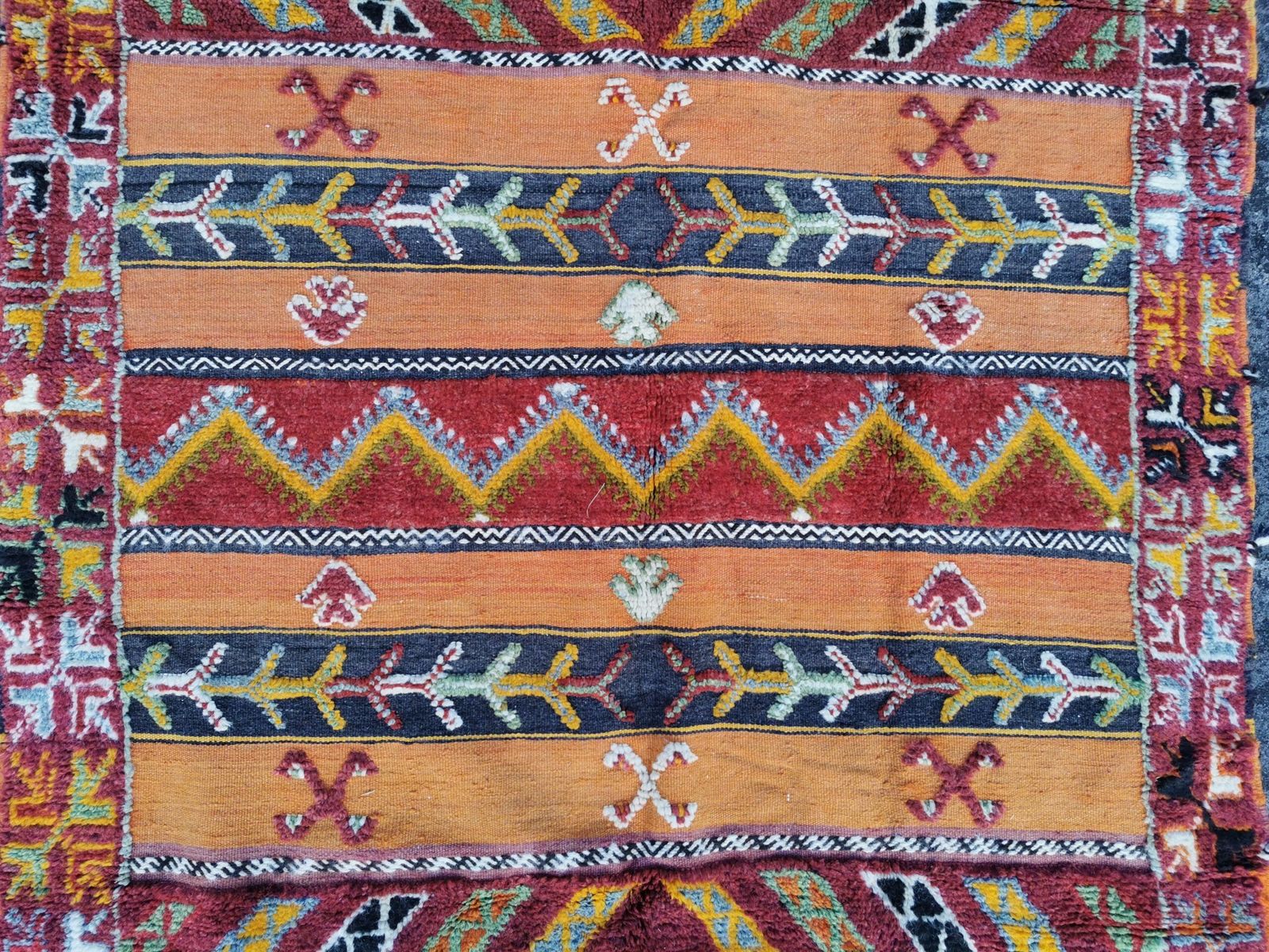 No Custom Fee. Shipped From Uk. 250x150cm. Handmade Traditional Camel Wool Rug  Berber Design photo 1200.0