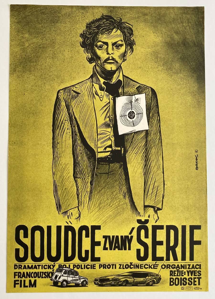 Movie Poster, Le Sheriff, Karel Saudek, 1979