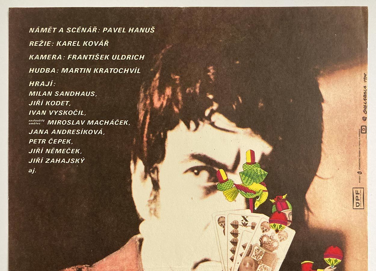 Original Film Poster, Duck Trap, Petr Chalabala, 1978, Genuine Czech Vintage Print photo Art