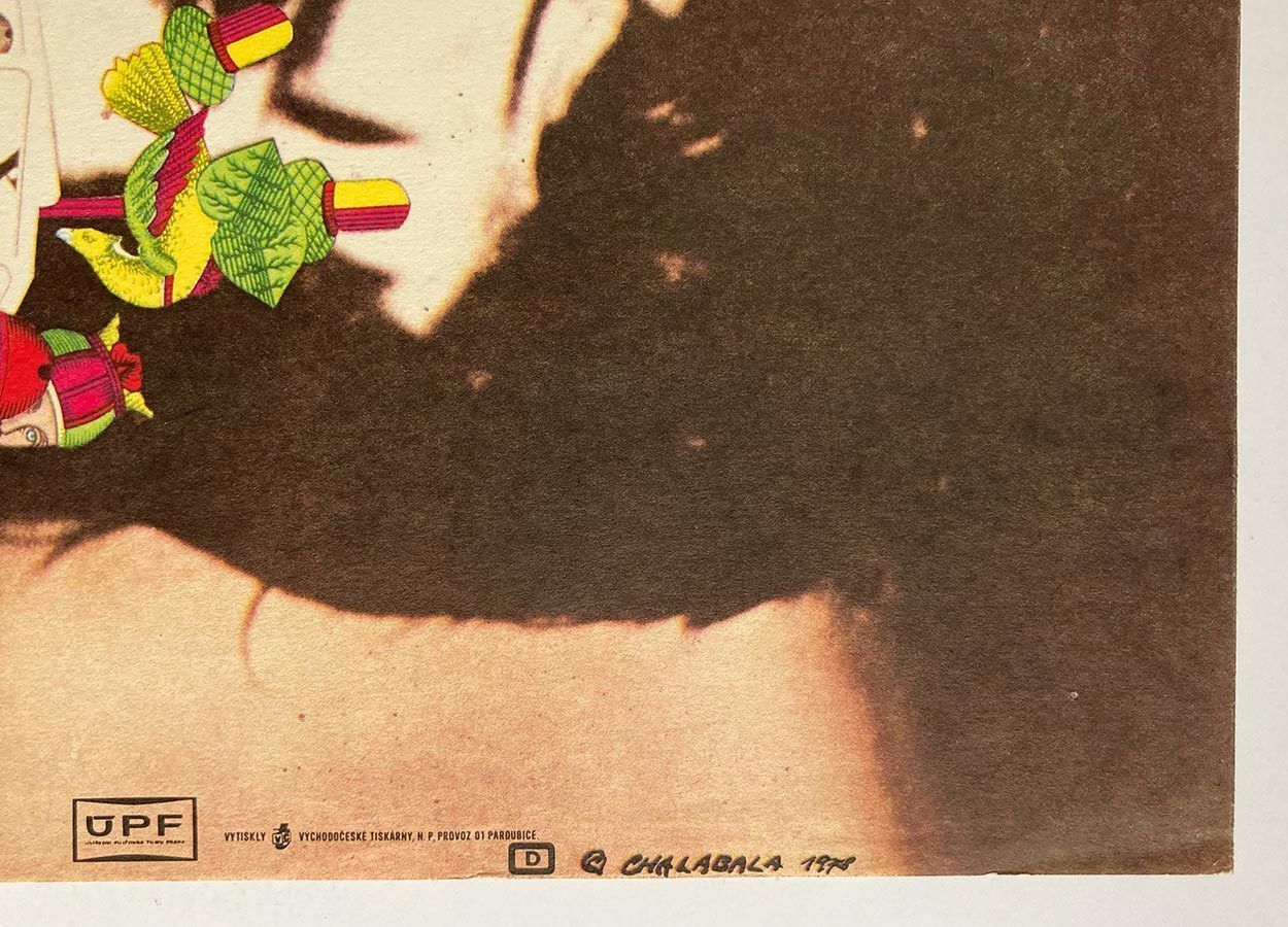 Original Film Poster, Duck Trap, Petr Chalabala, 1978, Genuine Czech Vintage Print photo vinterior