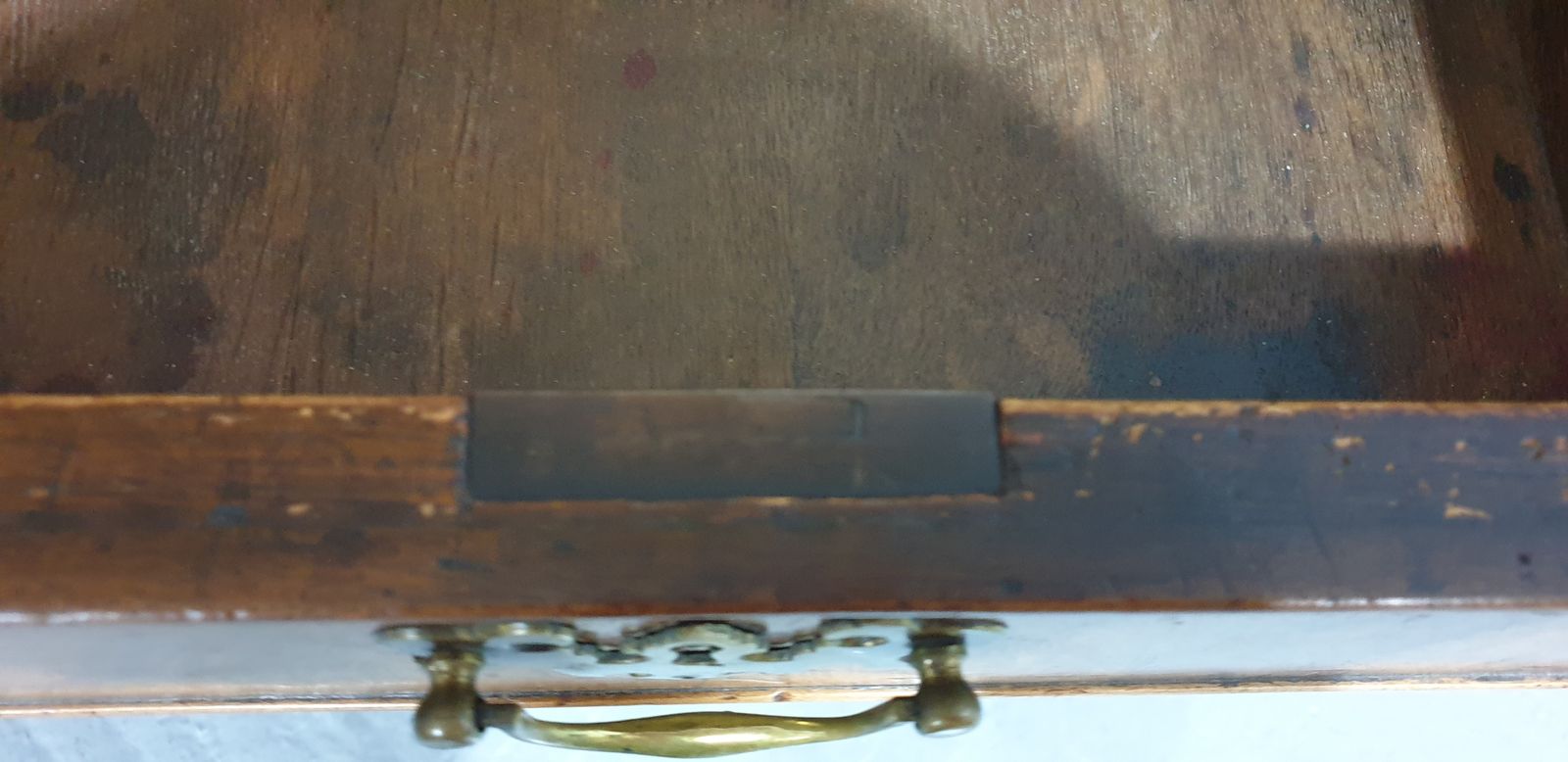 photo for sale Superb George I Walnut Secretaire Chest Of Small Proportions