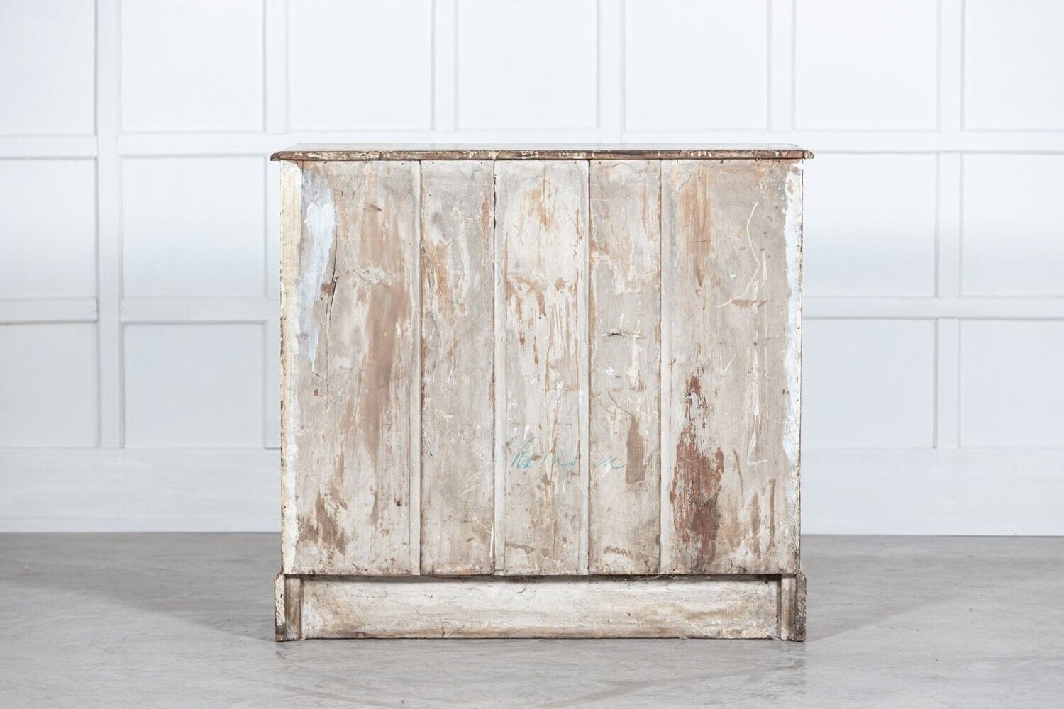 photo vintage 19thc French Painted Graduated Chest Of Drawers