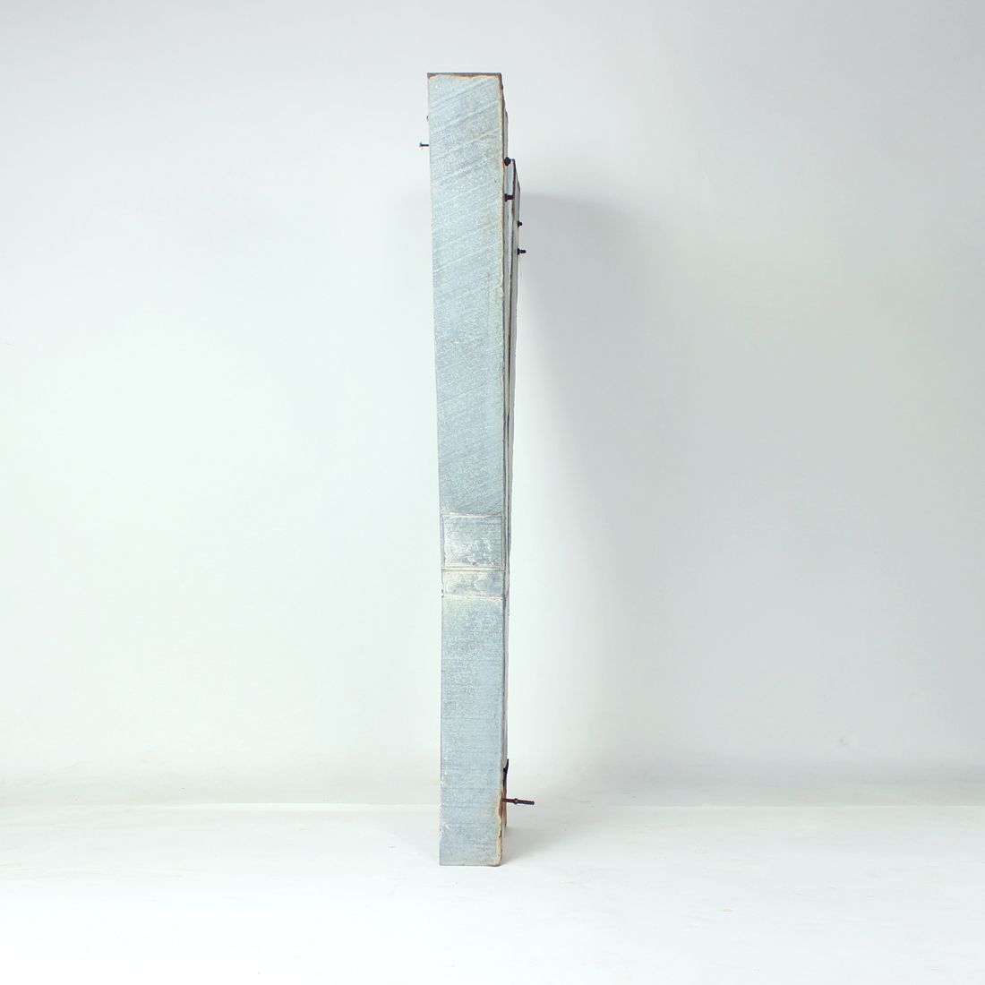 Huge Vintage Industial Zinc Letter Y, Czechoslovakia 1950s photo vinterior