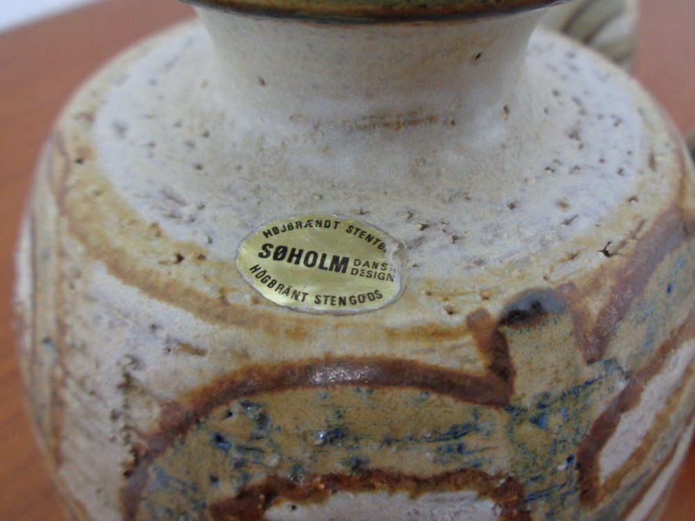 Danish Studio Ceramic Vases By Noomi Backhausen For Soholm Stentoj, 1970s, Set Of 3 photo 393.0