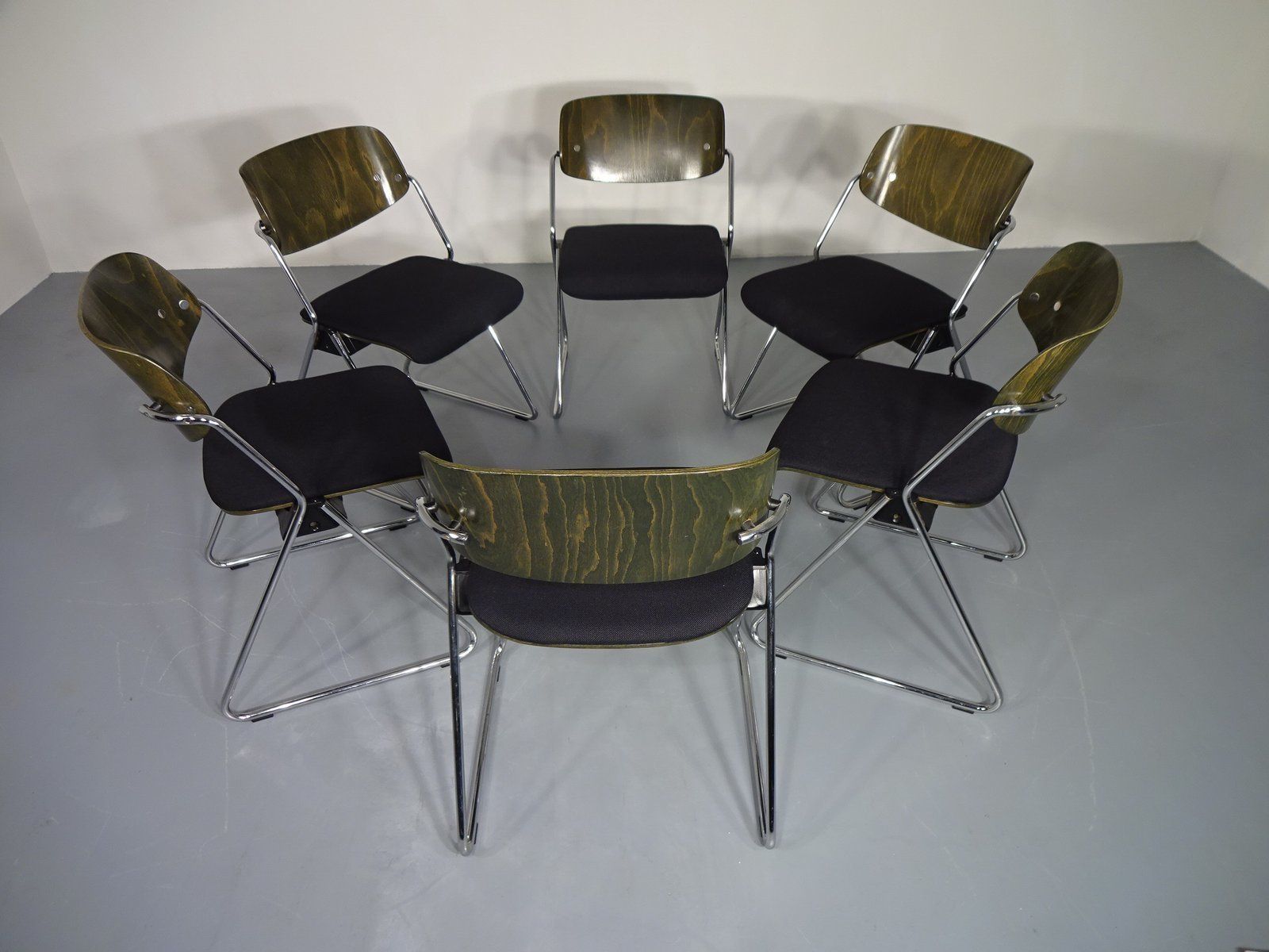 Side Chairs By Georg Leowald For Wilkhahn, 1960s, Set Of 6 photo furniture