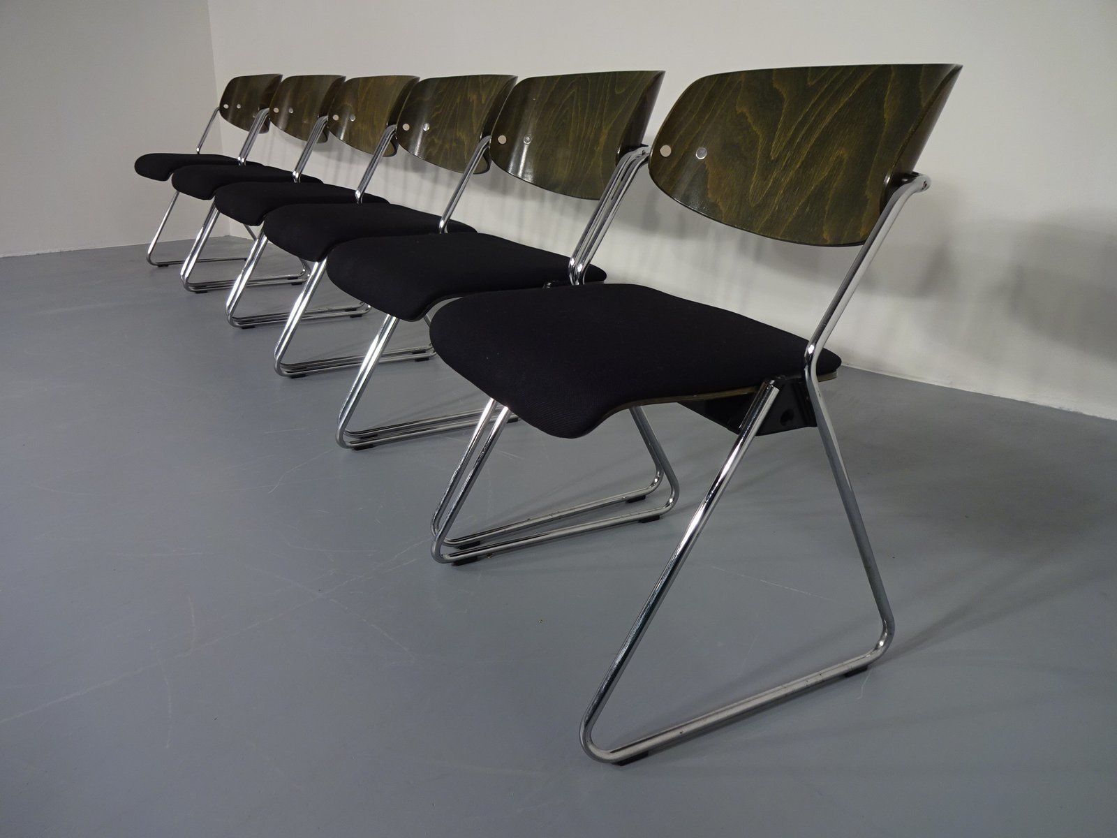 Side Chairs By Georg Leowald For Wilkhahn, 1960s, Set Of 6 photo 1310.0