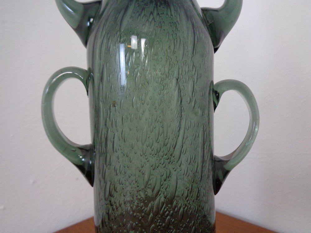 Filigree Italian Glass Vase, 1960s photo buy