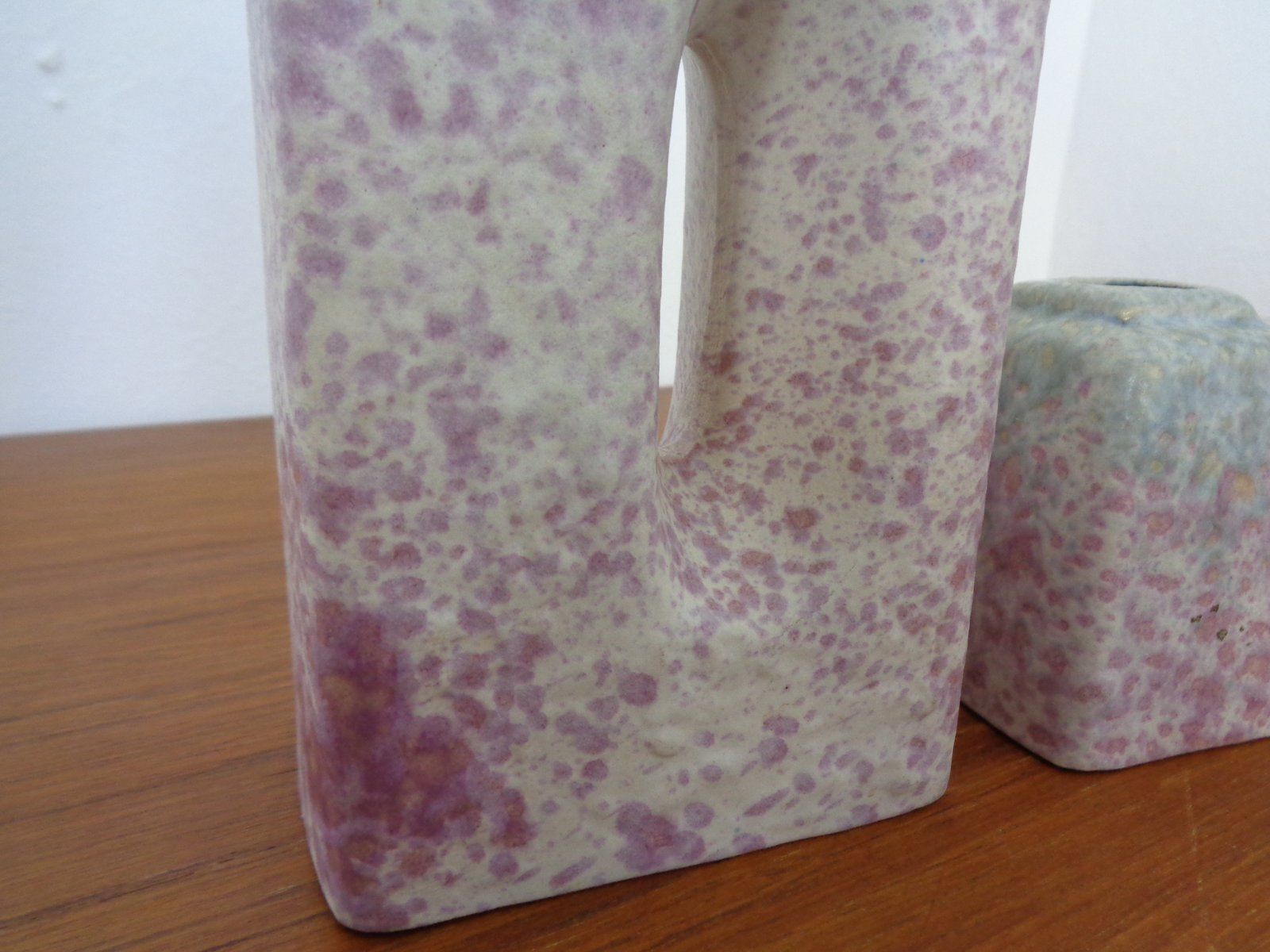 photo vintage Pink Vases From ü Keramik, 1970s, Set Of 3