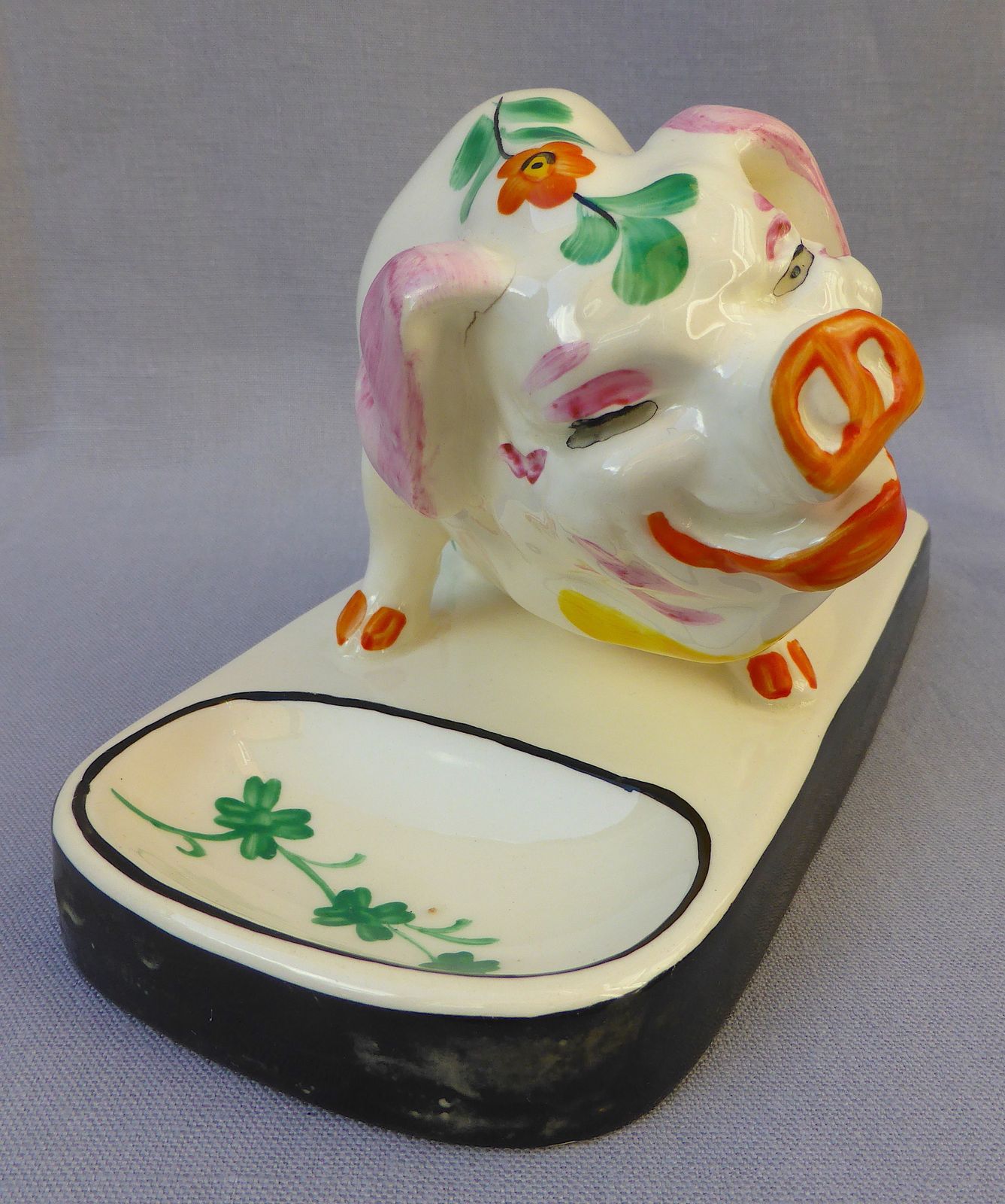 Rare 1930s Art Deco Ditmar Urbach Laughing Pig Figure photo buy