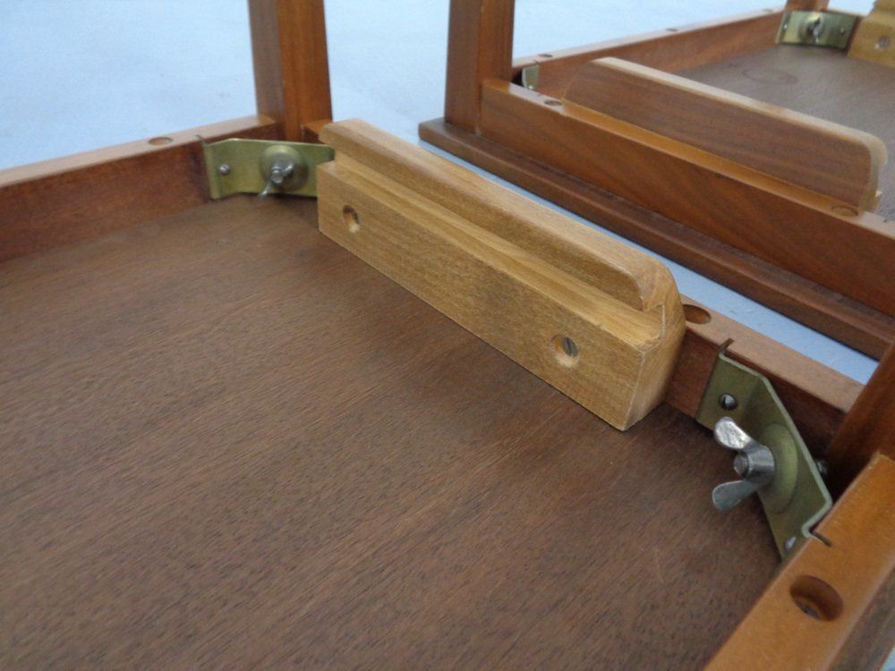 photo for sale Danish Teak Nesting Tables By Kvalitet Form Funktion, 1960s, Set Of 3