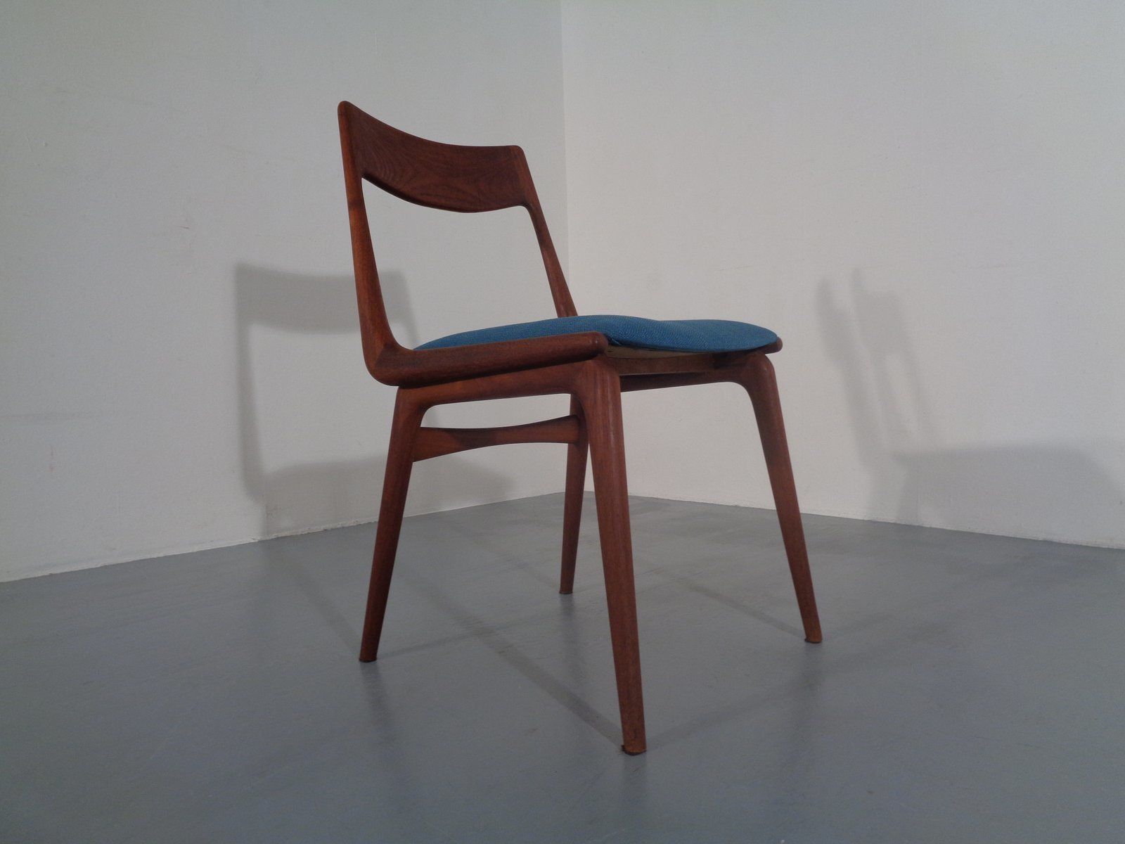 Furniture Vintage Boomerang Dining Chair By Alfred Christensen For Slagelse Møbelværk, 1950s photo