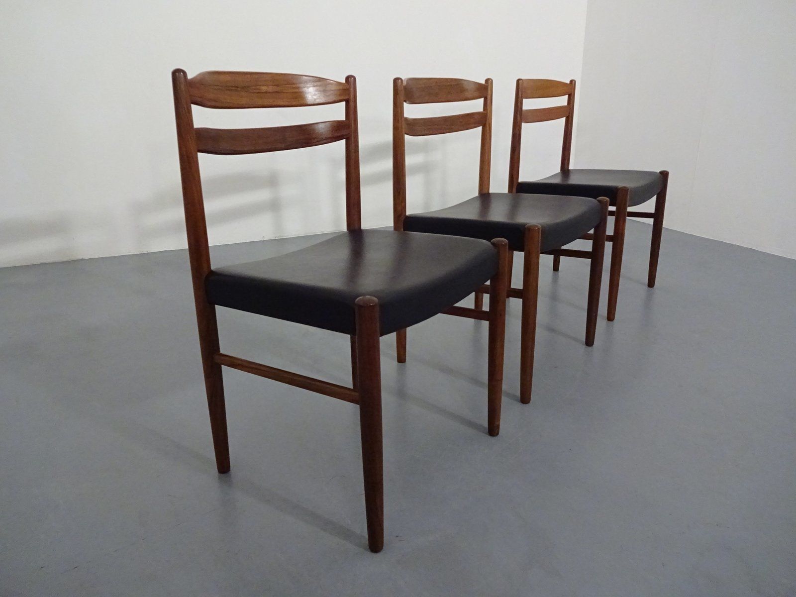 Swedish Rosewood Side Chairs By Carl Ekström For Albin Johansson & Söner, 1960s, Set Of 3 photo furniture