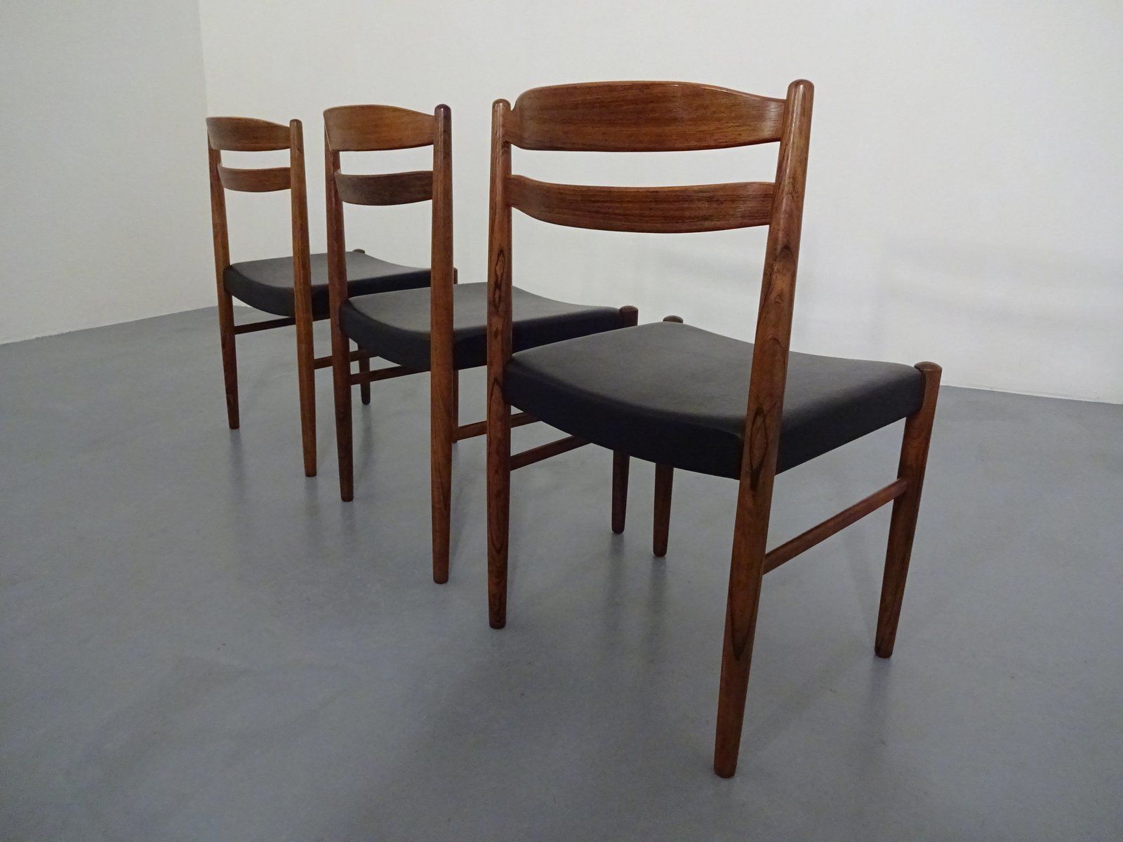 Swedish Rosewood Side Chairs By Carl Ekström For Albin Johansson & Söner, 1960s, Set Of 3 photo Furniture