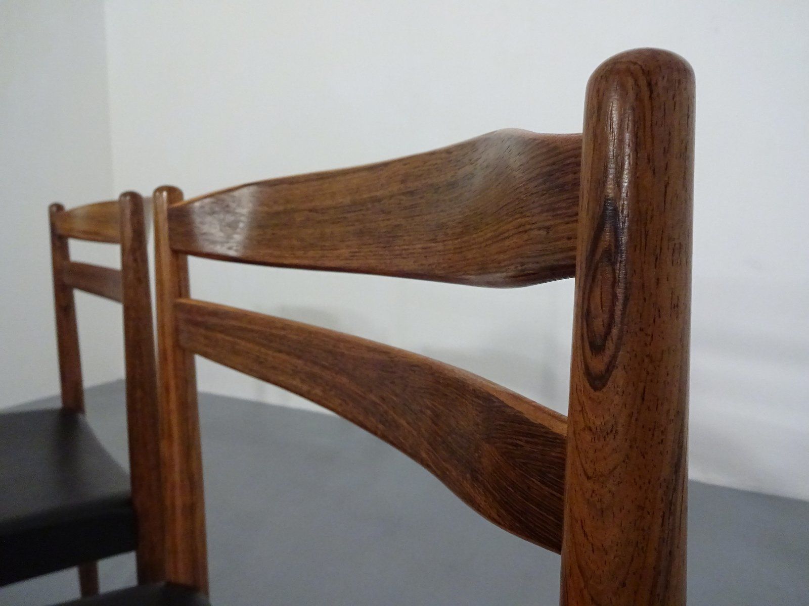 Swedish Rosewood Side Chairs By Carl Ekström For Albin Johansson & Söner, 1960s, Set Of 3 photo vintage