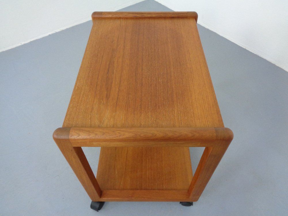 Mid Century Teak Trolley By Aksel Kjersgaard For Odder Møbler, 1960s photo vintage