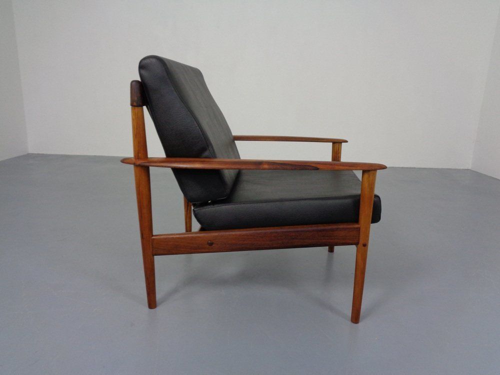 Danish Rosewood Model 56 Armchair By Grete Jalk For Poul Jeppesen, 1960s photo furniture